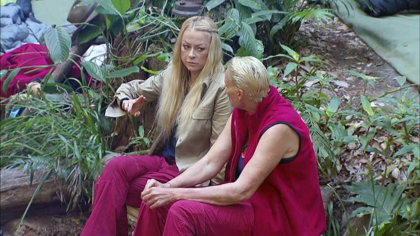 Jenny und Brigidde im Dschungelcamp 2016