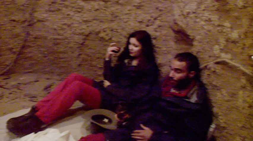 Nathalie und David bei der Schatzsuche