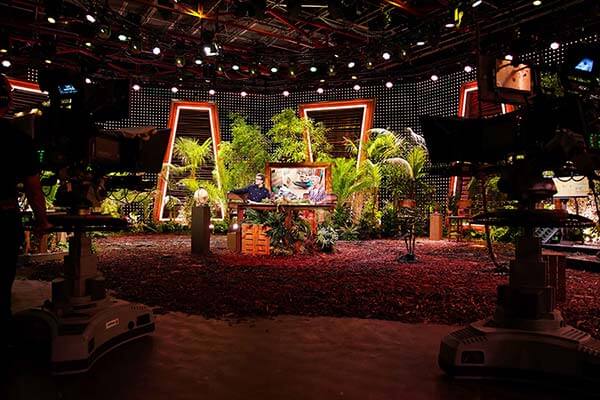Das Studio der Dschungelshow 2021