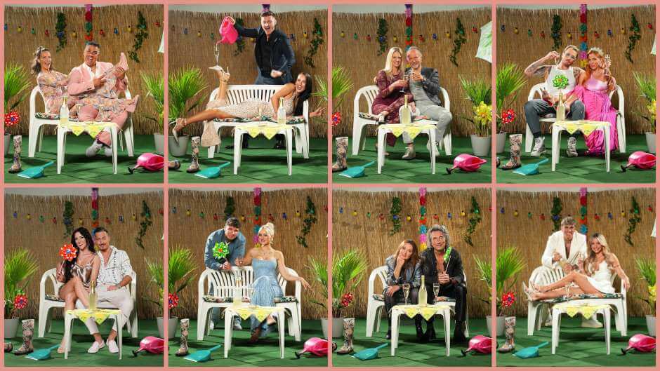 V.l.o.: Silva Gonzales, Stefanie Schanzleh, Tommy Pedroni, Paulina Ljubas, Tina Horst, Jochen Horst, Dennis Lodi, Tara Tabitha V.l.u.: Jennifer Degenhart, Marvin Kleinen, Michael, Edda, Hanka Rackwitz, Pierre, Ryan Wörl und Lina Foto: RTL / Stefan Gregorowius
